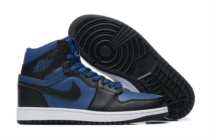 Women's Running Weapon Air Jordan 1 Blue/Black Shoes 0414 Women's Running Weapon Air Jordan 1 Blue/Black Shoes 0414